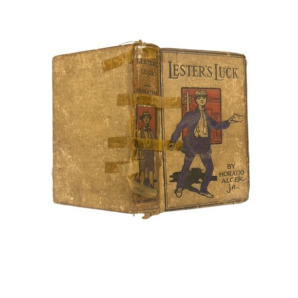 Antique 1901 Lester's Luck Hardback Fiction Book by Horatio Alger Jr - Picture 3 of 3